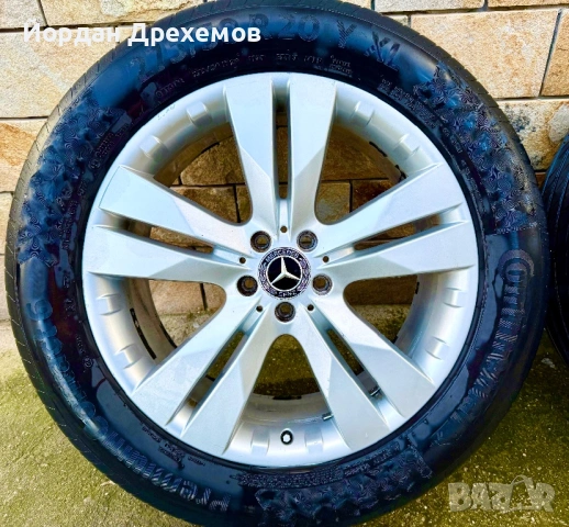 Оригинални Джанти 20” за Mercedes Gl,GLS,ML,GLE с летни гуми Continental Premium Conntact6, снимка 4 - Гуми и джанти - 53403762
