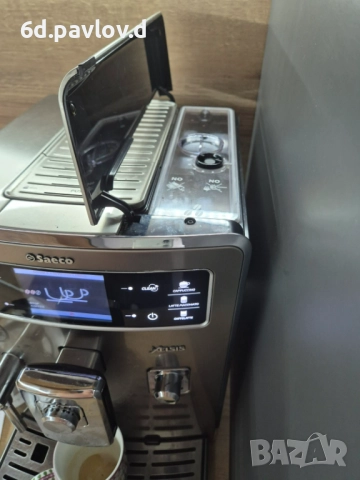 Saeco Xelsis - inoks , с БГ меню и консумативи, снимка 4 - Кафемашини - 52025148