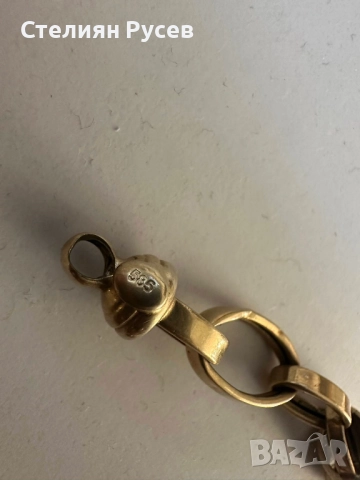 30.58гр 63см мъжки златен ланец версаче / златно колие / синджир / ланец / злато / златен / GOLD 585, снимка 5 - Колиета, медальони, синджири - 52028580