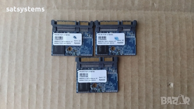 3бр.Apacer SSD 8GB MLC SATA Module Solid State Drive Half Slim, снимка 4 - Твърди дискове - 51756069