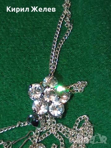 ПОСРЕБРЕНО СКЪПОЦЕННО АРТ ФЕШЪН КОЛИЕ 27252, снимка 3 - Колиета, медальони, синджири - 35053269