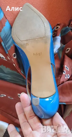 Обувки ест.лак Hogl, снимка 2 - Дамски обувки на ток - 56069784