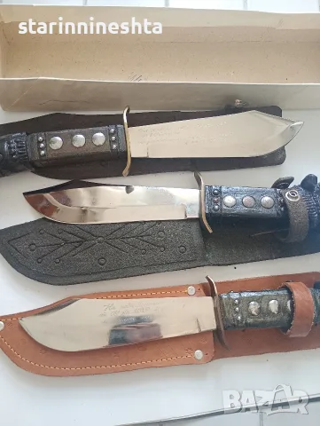 стар нож 1300 години България 3 броя стари ножове нож Хан Аспарух Костенец Кинтекс България , снимка 7 - Антикварни и старинни предмети - 51310760