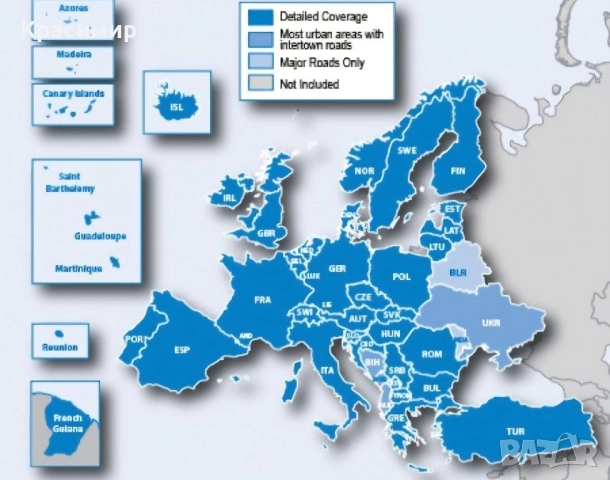 Карта за навигация Garmin 2023.10