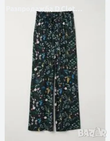 H&M широк панталон висока талия 