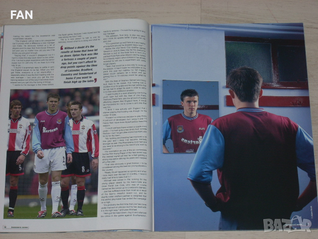 Уест Хям Юнайтед официални клубни списания "HAMMERS News" от 2000 до 2002 г., снимка 11 - Фен артикули - 36322597