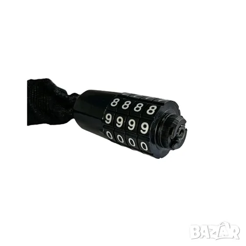 Черна верига 90 cm с четирицифрен код, снимка 5 - Аксесоари и консумативи - 55866612
