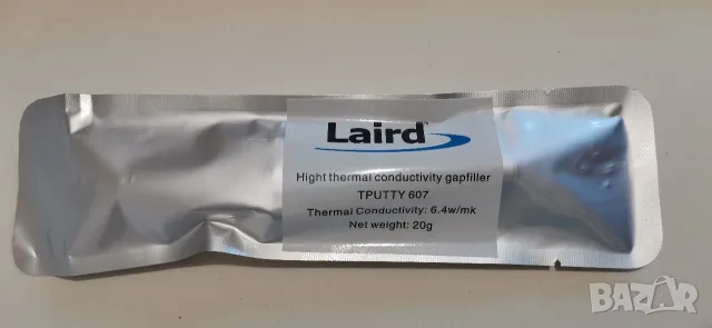 (USA) Laird Tputty607 6.4 W/m·K течен термопад за RAM, VRM на видеокарта или лаптоп, снимка 5 - Други - 55416327