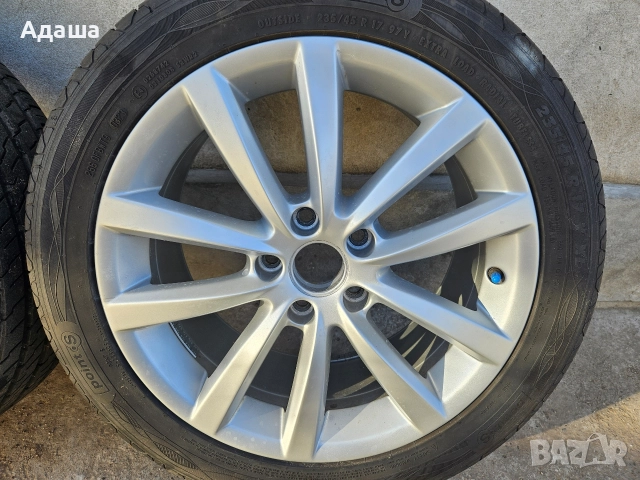 Джанти 17 5 112 Vw Passat B 7, снимка 7 - Гуми и джанти - 52938795
