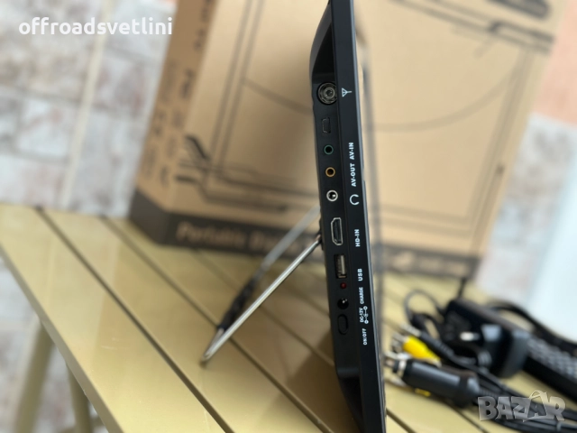 Преносим цифров телевизор PERFECT TV – 16" HDMI/USB/AV, 12V/220V, снимка 2 - Аксесоари и консумативи - 52471470