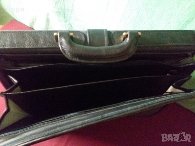 Стара бизнес чанта кожа и плат, снимка 8 - Други ценни предмети - 34388914