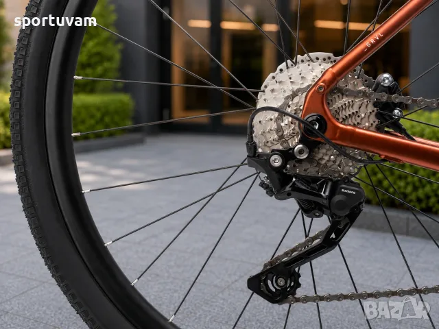 Нов гравел велосипед CTM KOYUK 1.0 700C – Shimano GRX, карбонова вилка, внос от Словакия, снимка 7 - Велосипеди - 55861011