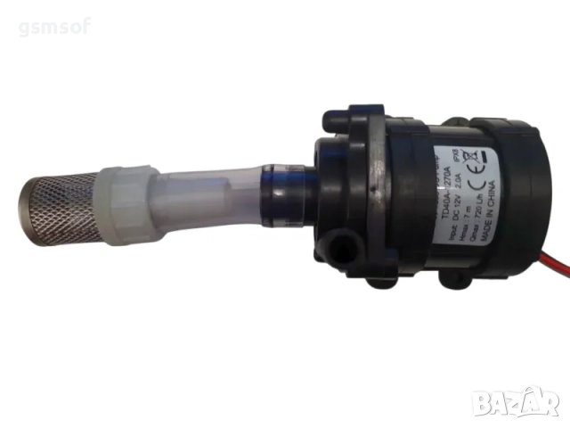 12 V помпа с филтър за претакане на зеле, вино, саламура - циркулация 700 л/ч, снимка 2 - Други стоки за дома - 51820119