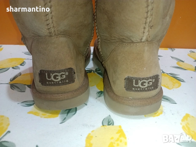 UGG Leather N 37 - 6 €, снимка 6 - Дамски боти - 53446003