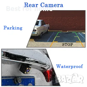 CHORTAU Dash Cam 4,8 инча със сензорен екран в огледало, снимка 9 - Аксесоари и консумативи - 48460656