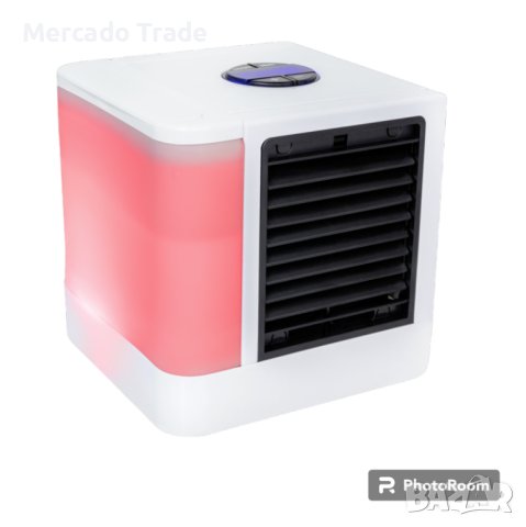 Мини охладител за въздух Mercado Trade, USB, 5W, Бял, снимка 9 - Вентилатори - 41289053
