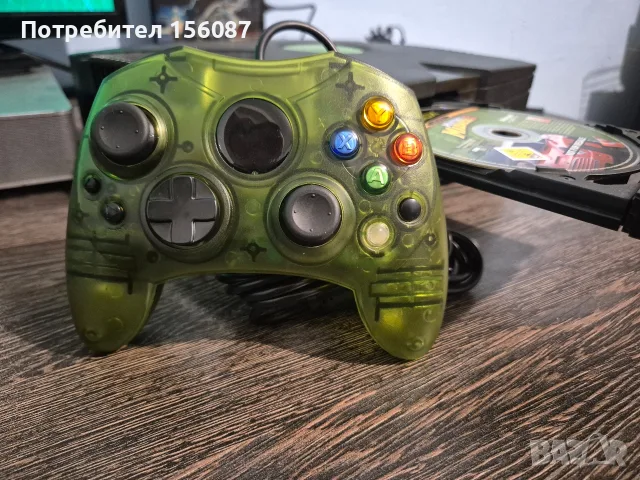 Xbox Classic Transperant Green Controller, снимка 8 - Xbox конзоли - 55905708