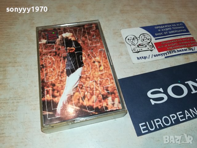 INEXS LIVE BABY LIVE-КАСЕТА-ОРИГИНАЛ BIEM МУЗИКАУТОР 1607230715, снимка 2 - Аудио касети - 41562226