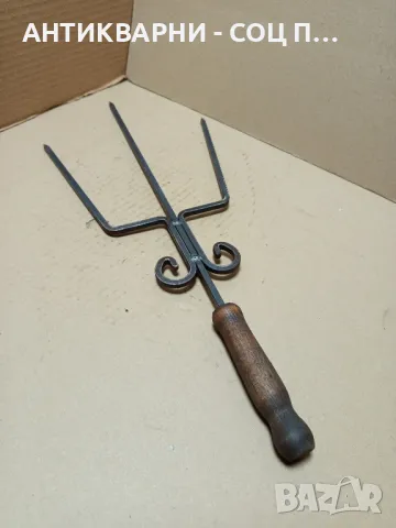 Стар Кован Шиш За Печене На Месо., снимка 2 - Антикварни и старинни предмети - 49756170