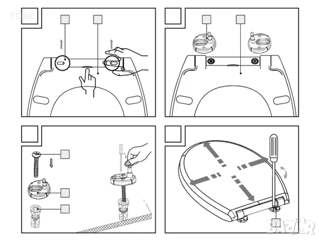 НОВИ! Седалка за тоалетна чиния от Duroplast два модела, снимка 10 - Други стоки за дома - 49786485