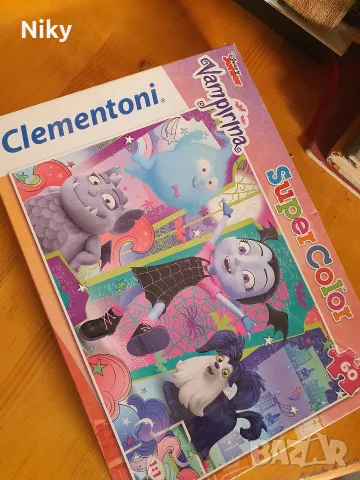 Детски пъзел Clementoni SuperColor „Вампирина“ (60 части) , снимка 3 - Игри и пъзели - 56278074