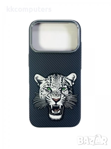 Калъф PVC Карбон MagSafe / Тигър / за iPhone 17 Pro 6.3 Баркод : 3133050