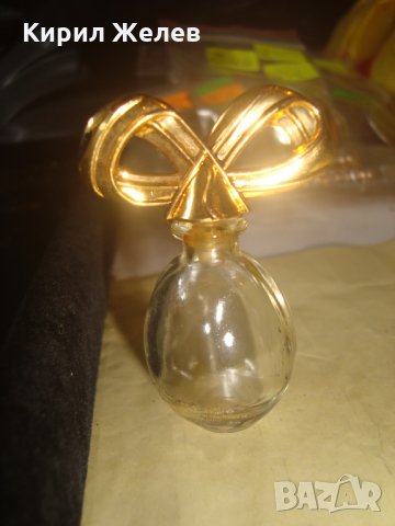 МИНИ-ШИШЕНЦЕ от МАРКОВ АМЕРИКАНСКИ СКЪП ПАРФЮМ ПОЗЛАТЕНА КАПАЧКА с ИНКРУСТИРАН ЦИРКОН 24747, снимка 4 - Други ценни предмети - 34419892