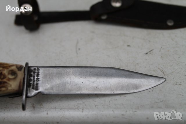 Немски ловен нож, снимка 4 - Антикварни и старинни предмети - 39189848