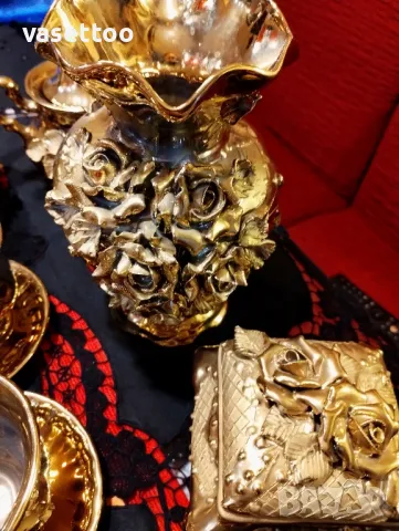 Много злато и красота, снимка 10 - Сервизи - 48168976
