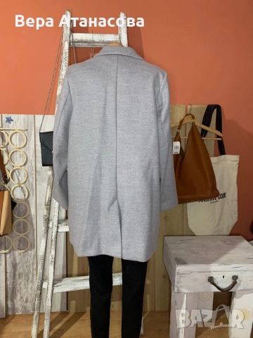 🥾 Палто с двуредно закопчаване💄, снимка 2 - Палта, манта - 53666064