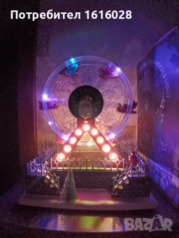 Коледно Виенско колело с 8 мелодии и LED светлини., снимка 2 - Декорация за дома - 42477804