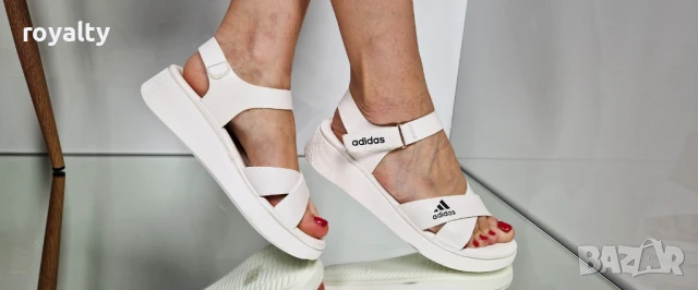 Adidas бели дамски сандали , снимка 2 - Сандали - 51241322