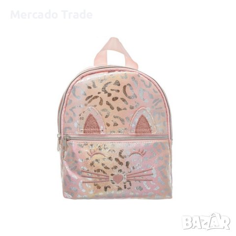 Детска раница Mercado Trade, За детска градина, За момичета, Коте, Розов