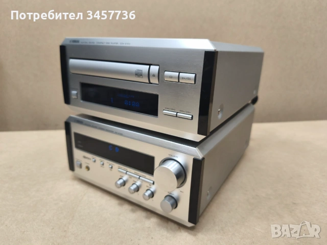 Аудио система Yamaha Ресивър RX-E100 Плеър CDX-E100 Тонколони NX-E100 и дистанционно , снимка 9 - Ресийвъри, усилватели, смесителни пултове - 53519328