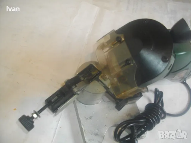 НИДЕРЛАНДСКА ПРОФИ ЕЛ.МАШИНА ЗА ЗАТОЧВАНЕ НА ВЕРИГИ 130 ВАТА 0-30 ГРАДУСА TOP CRAFT, снимка 3 - Други инструменти - 49702956