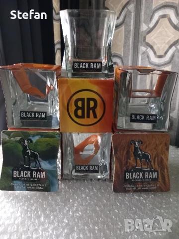 Нови чаши за уиски BLACK RAM, снимка 2 - Чаши - 41348934