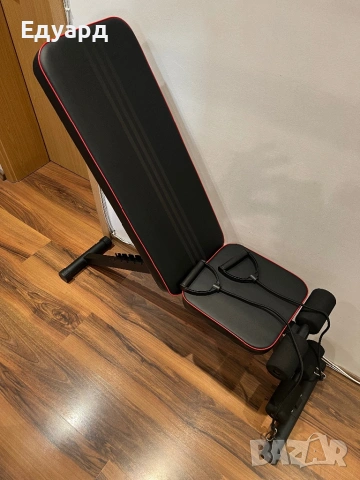 Мултифункционална Сгъваема Пейка / Лежанка за Тренировки, снимка 4 - Фитнес уреди - 53161753