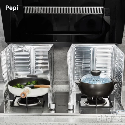 Кухненска преграда алуминиево фолио против пръски, снимка 3 - Аксесоари за кухня - 50193659