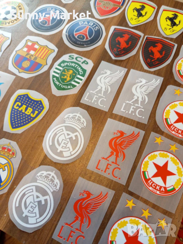 ЩАМПИ  ЗА ДРЕХИ- С ЮТИЯ - известни марки и футболни отбори 