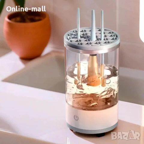 Автоматична Машина за Почистване и Сушене на Четки за Грим BRUSHNISTA – 2 в 1 Уред за Професионална , снимка 2 - Други - 53244458