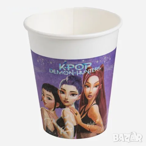 Парти чаши K - pop 12 броя, чаши за детско парти Demon Hunters, снимка 2 - Други - 56247813