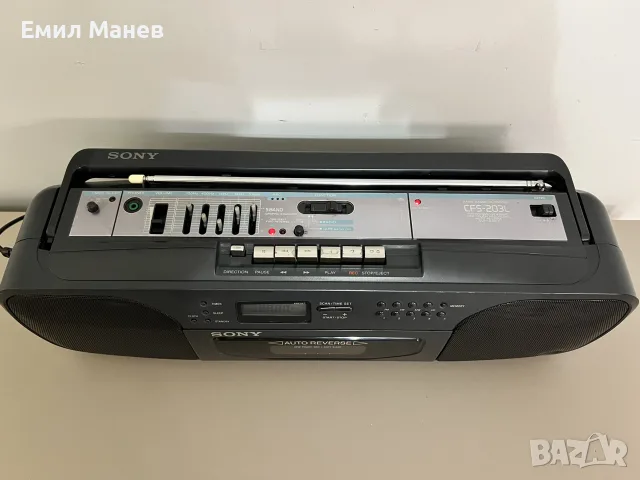 Sony CFS 203L радиокасетофон, снимка 4 - Радиокасетофони, транзистори - 55743111