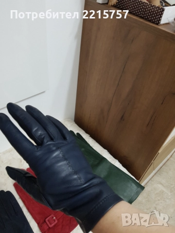 Дамски ръкавиЦи от естеств.кожа и велур.ИТАЛИЯ., снимка 2 - Ръкавици - 39422493