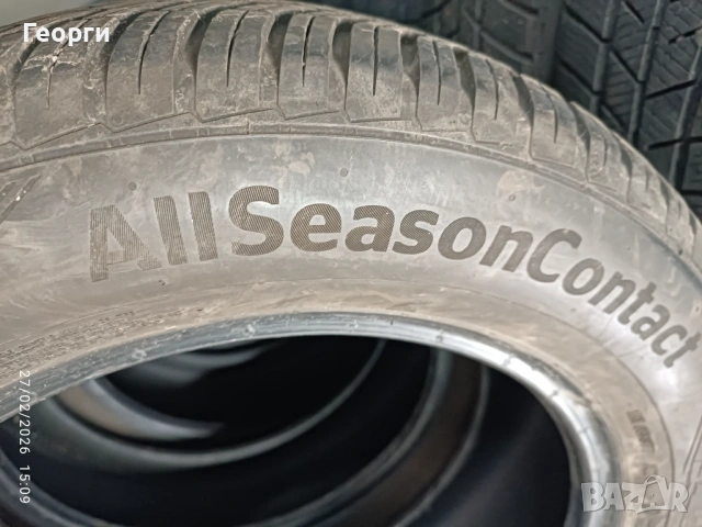 2бр.всесезонни гуми 215/60/17 Continental, снимка 3 - Гуми и джанти - 53666377