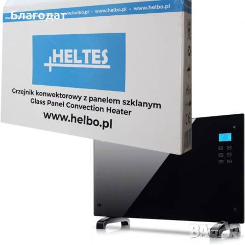 Електрически конвектор Heltes 2000W – Стилен и ефективен отоплителен уред с LCD дисплей и седмично п, снимка 8 - Отоплителни печки - 52848950