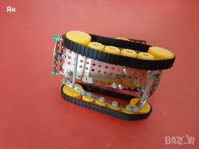 Детска Верижна Машина/Автомобил от части на Конструктор , снимка 4 - Други ценни предмети - 41445944