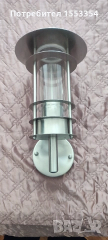 Външен аплик инокс, влагозащитен - два броя