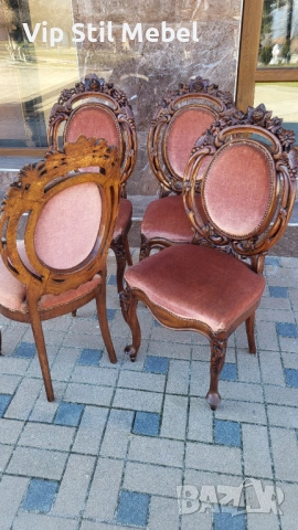 Италиански барокови столове , снимка 8 - Столове - 53656514