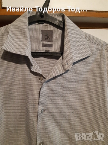 Мъжка бутикова риза CK by Calvin Klein , снимка 7 - Ризи - 51553886