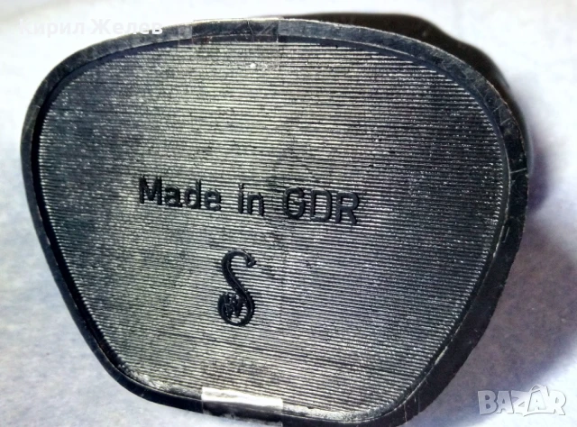 Стари СКЪПОЦЕННИ ПОЗЛАТЕНИ БУТОНЕЛИ MADE in GDR с ЮВЕЛИРНО ФАСЕТИРАН КРИСТАЛ RIVOLI ЛУКС МОДЕЛ 19027, снимка 9 - Антикварни и старинни предмети - 51264676